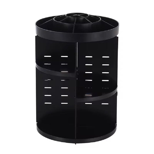 Makeway - Organizador de cosméticos multifuncional 3 capas - Negro
