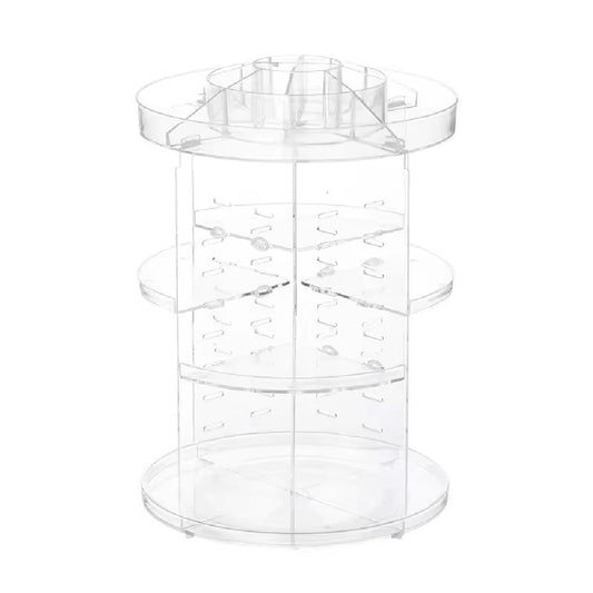 Makeway - Organizador de cosméticos multifuncional 3 capas - Transparente