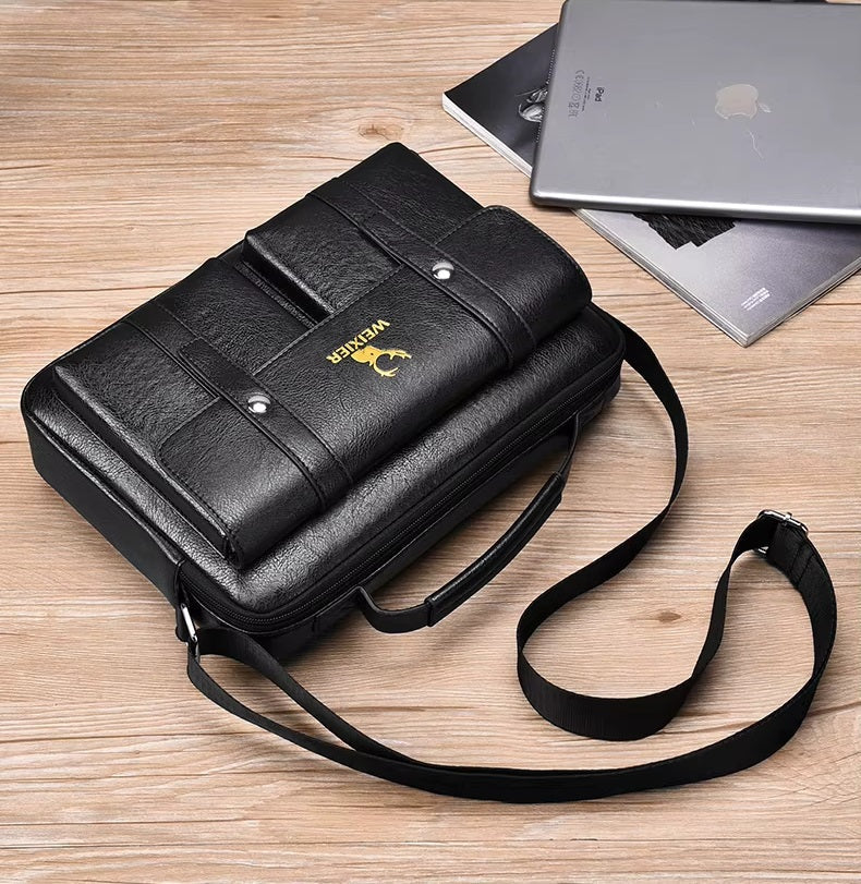 Makeway - Morral Bolso Hombre Cuero PU