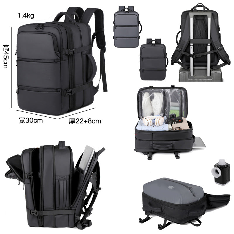 Makeway - Mochila de viaje con bomba de vacío