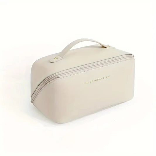 Makeway - Bolso neceser portátil de maquillaje para mujer - Plaetado