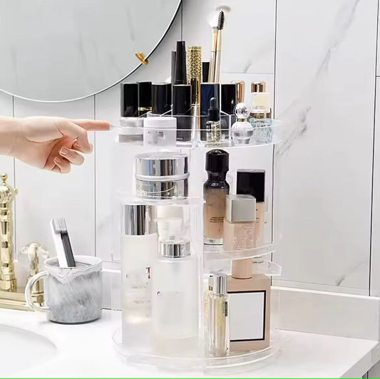 Makeway - Organizador de cosméticos multifuncional 3 capas - Transparente