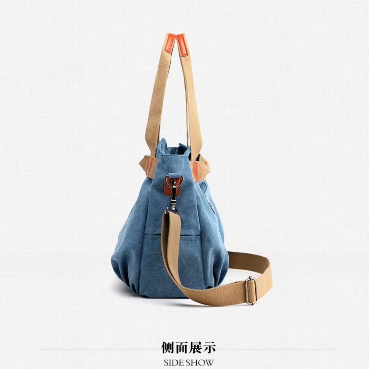 Bolso de lona Vintage Informal Tendencia Denim 2025