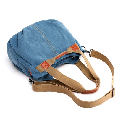 Bolso de lona Vintage Informal Tendencia Denim 2025