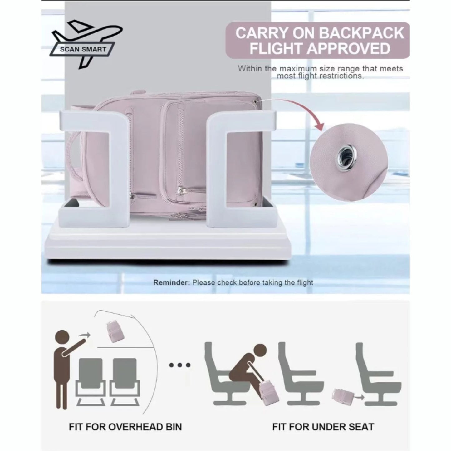 Makeway - Mochila de viaje viral tendencia