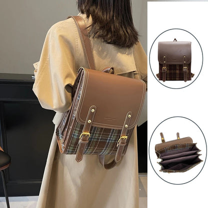 Cartera mochila vintage tendencia 2025 Fashion cuero PU
