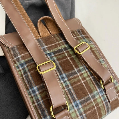 Cartera mochila vintage tendencia 2025 Fashion cuero PU