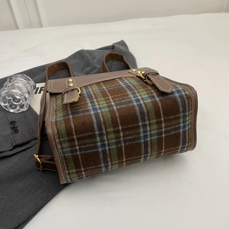 Cartera mochila vintage tendencia 2025 Fashion cuero PU