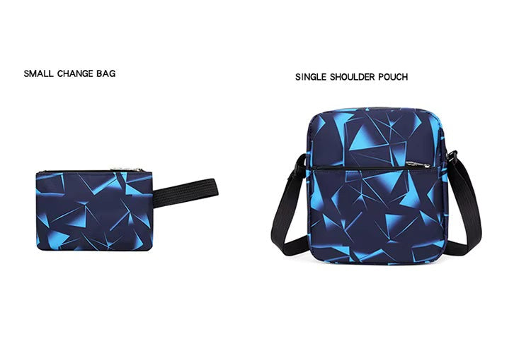 Mochila Escolar Moda 3 Piezas Gran Capacidad