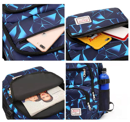 Mochila Escolar Moda 3 Piezas Gran Capacidad